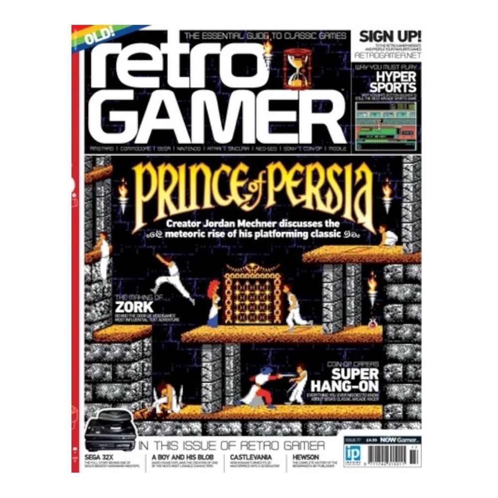 ISSUE 77 RETRO GAMER MAGAZINE PRINCE OF PERSIA - PRE-OWNED CONDITION